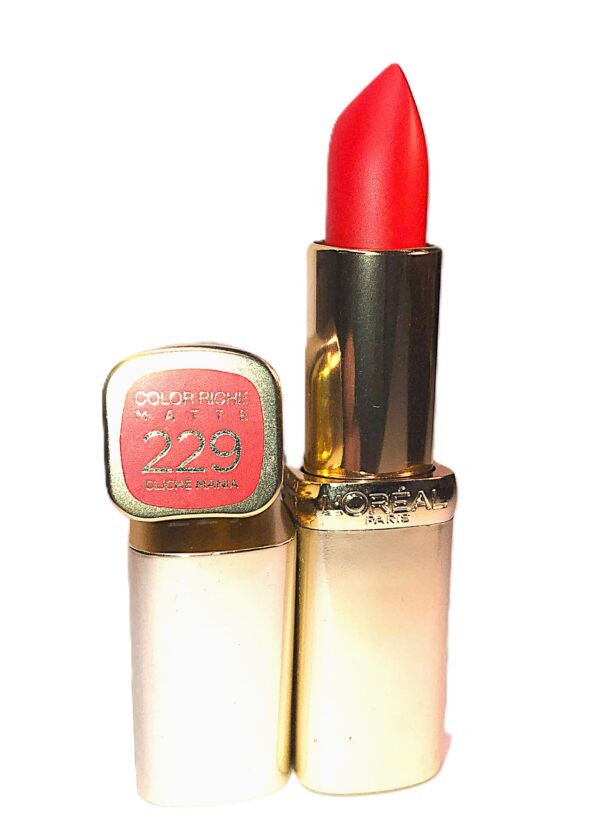 LOREAL COLOR RICHE MATTE LIPSTICK CLICHE MANIA - SHADE 229