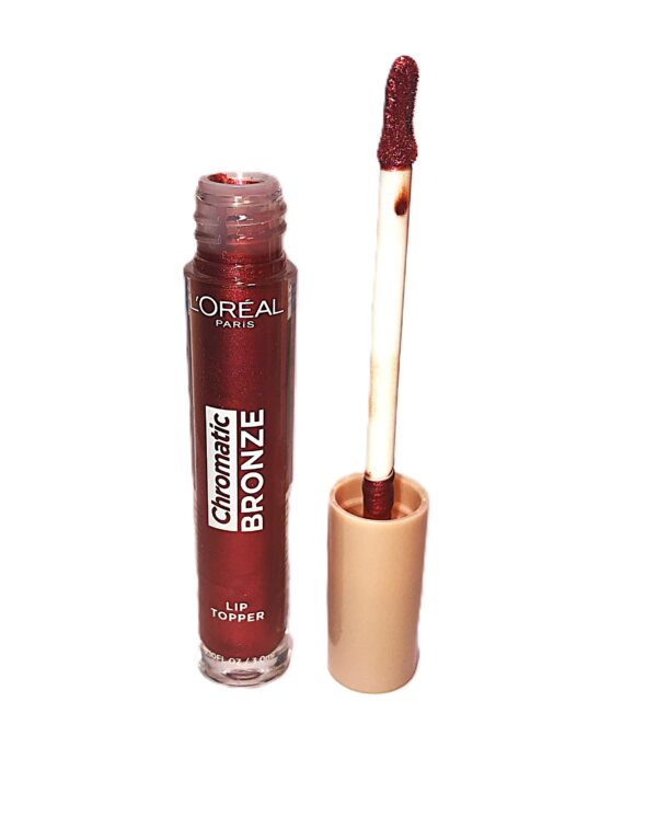 LOREAL CHROMATIC BRONZE LIP TOPPER - 04 RED TONIC