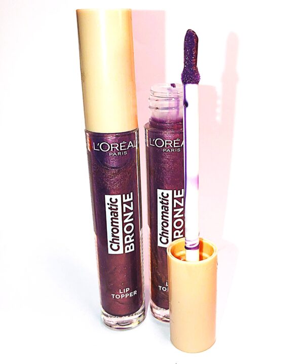 LOREAL CHROMATIC BRONZE LIP TOPPER -03 PURPLE FIZZ