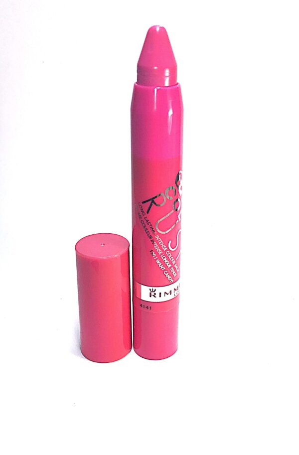 RIMMEL RUSHLONG LASTING INTENSE  BALM - 130 I WANT CANDY